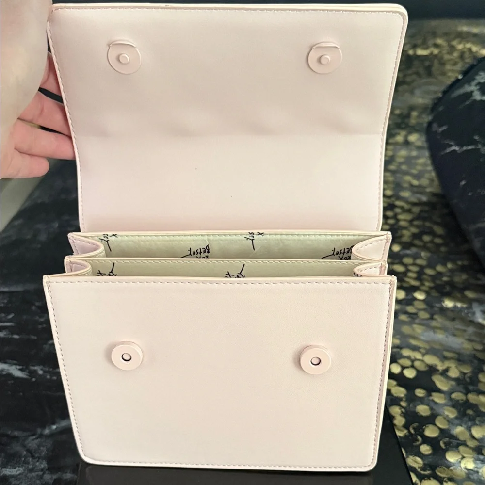 Betsey Johnson Pale Pink Satchel with Multicolor Gummy Bear Accents - Picture 5 of 7